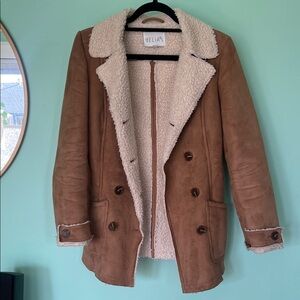 dELiA*s Tan Shearling-Lined Jacket